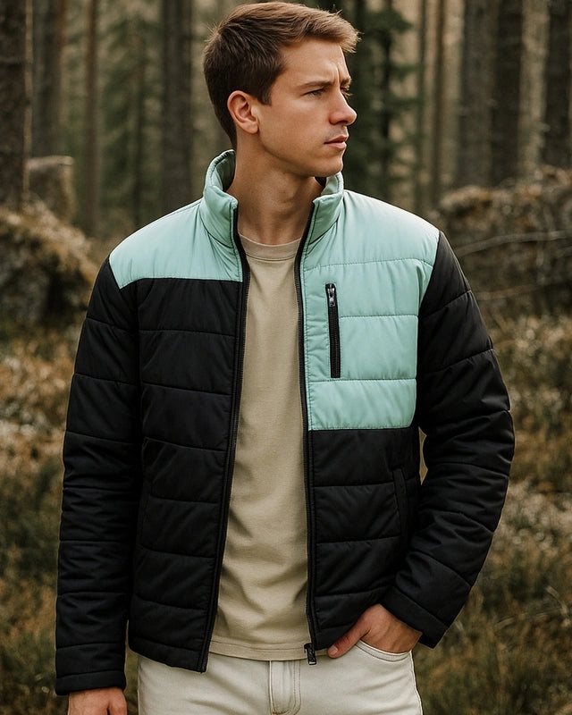 Block Oversized Puffer Jacket